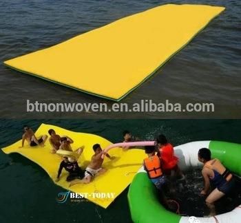 Large Size 3 Layer XPE Foam Water Floating Bed Mat for Swimming Pool Lack Beach