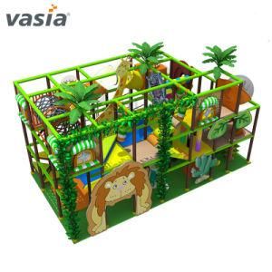 Huaxia Commercial Plastic Slide Soft Wooden Children Indoor Playground