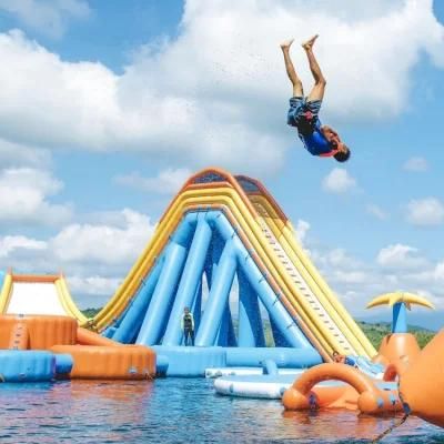 Customized Giant Inflatable Obstacle Course Inflatable Water Park for Sale