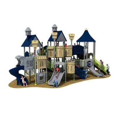 Wholesale China Goods Large House Villa Plastic Slide Outdoor Playground