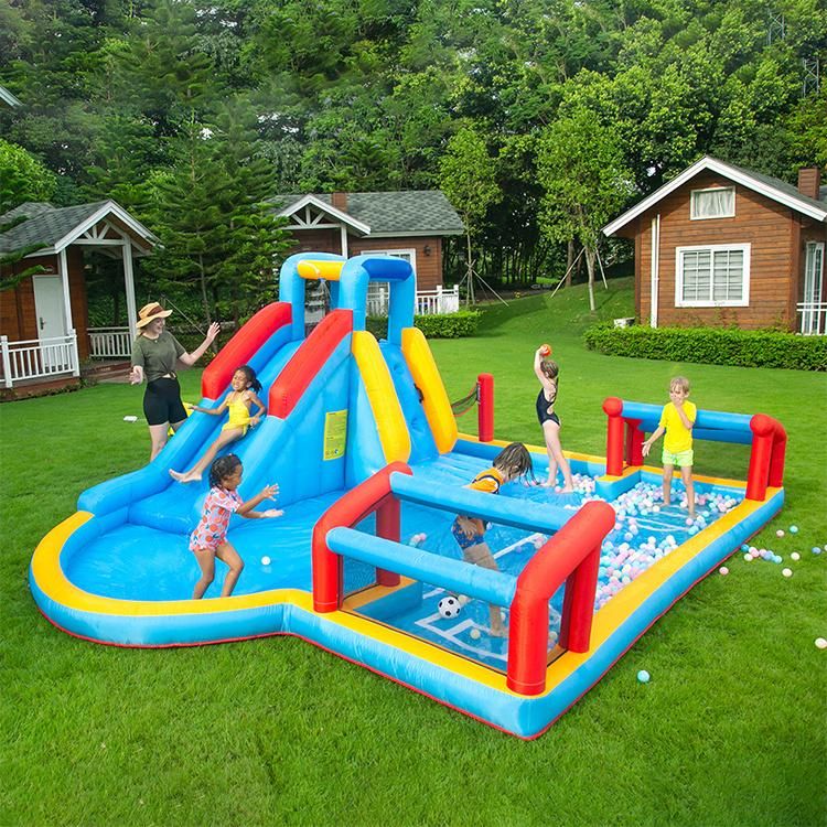 Custom Inflatable Bouncer with Slide Pool for Amusement