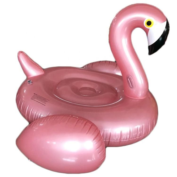 Flamingo Pool Float Swimming Inflatables Toys Pink Water Animal Island Float for Adults & Kids