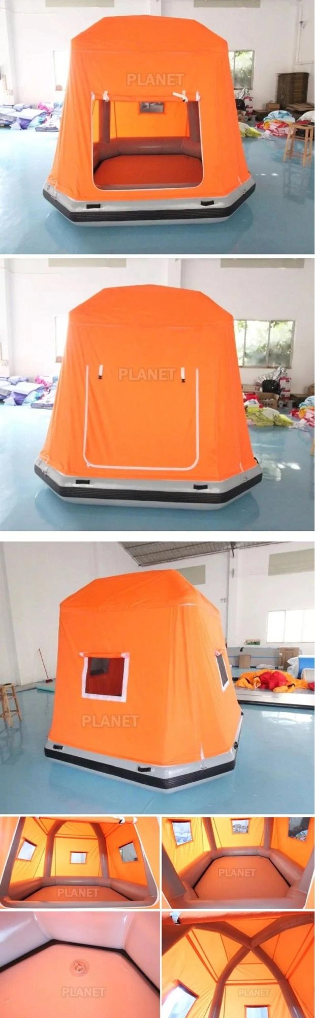 2022 New Design Inflatable Water Floating Camping Shelter Tent