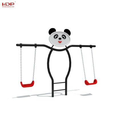 Panda Style Children Outdoor Playground Swing