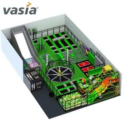 2020 Trampoline Park with Sponge Pool for Kids and Adults