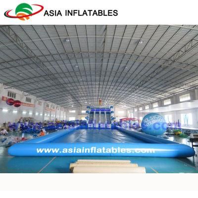 New Style Inflatable Land Water Park with Slide and Pool