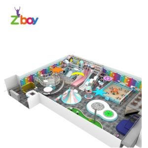China Kids Indoor Soft Playground Children Play Equipment Indoor Plastic Playground Manufacturer