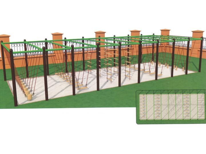 Large Size Kids Outside Metal Climbing Fitness Equipment