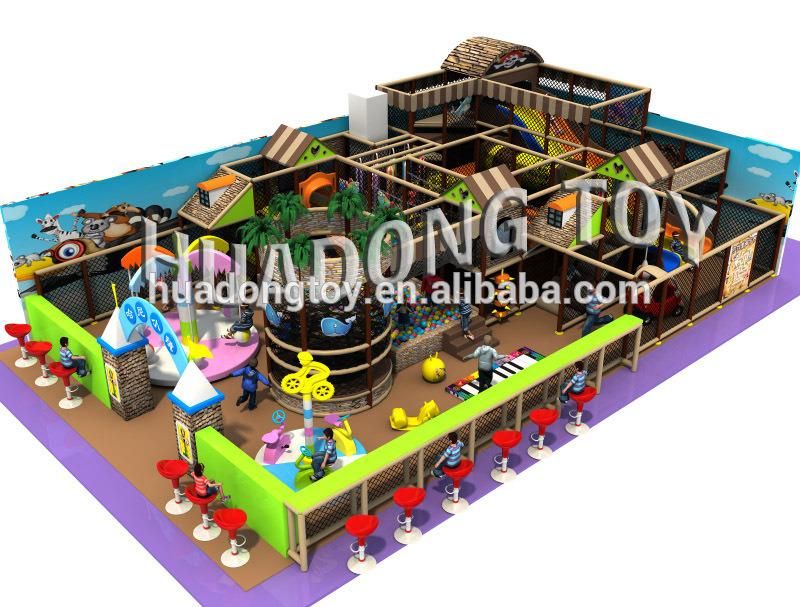 Newly Design Commerical Professional Naughty Castle Children′s Playground HD15b-015A