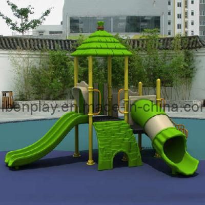 Children Playground Equipment in Green Color Forest Theme