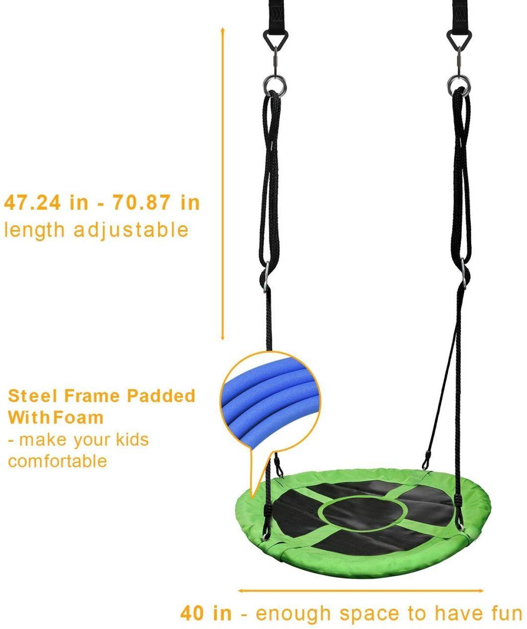 Certified En71 /CE Outdoor Playground Toy Swing Set