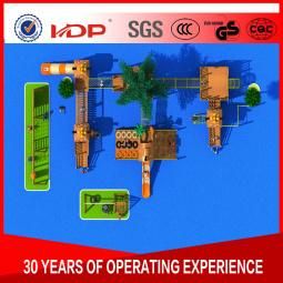 Factory Customized of Kids Outdoor/Indoor Playground Slide Hot Sell Preschool Equipment Amusement Park Wooden Series