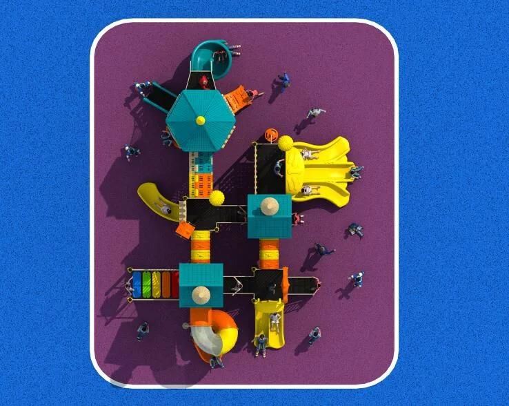 New Design Amusement Equipment Children Playground Slide