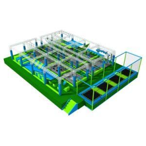 New Design Professional Safety Indoor Children Obstacle Warrior Course Playground Equipment