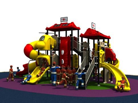 HD2014 Outdoor Fire Man Collection Kids Park Playground Slide (HD14-026A)