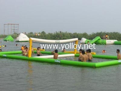 Water Floating Inflatable Volleyball Court