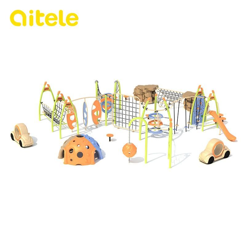 Customized Color Attractive Amusement Park Outdoor Playground Equipment