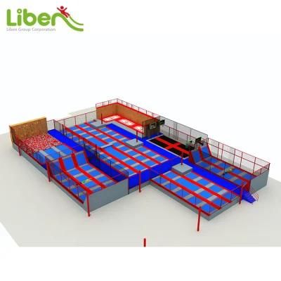 Customized Trampoline Park Kids Indoor Sports Equipment with Safety Net