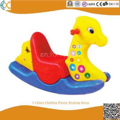 3 Colors Children Plastic Rocking Horse