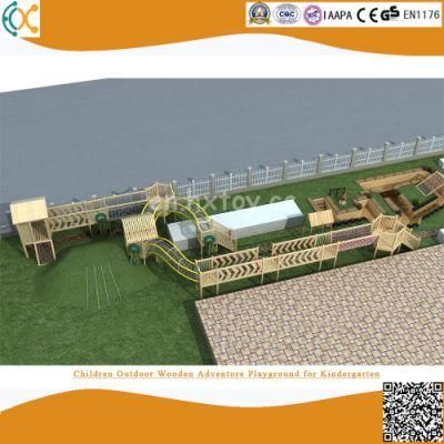 Children Outdoor Wooden Adventure Playground for Kindergarten