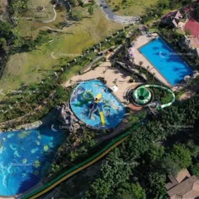 Customized Fiberglass Water Slide Water Park for Adult Kids Red Mountain Ant Kingdom