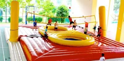 New Design Outdoor Sports Game Inflatable Bossaball Game Court
