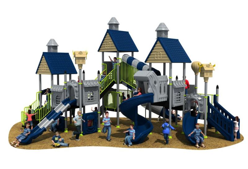 Hot New Products Villa Series Amusement Park Plastic Playground