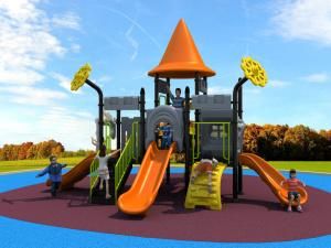 Factory Customized of Kids Outdoor Playground Slide Hot Sell Preschool Equipment Amusement Park European and Korea Castle