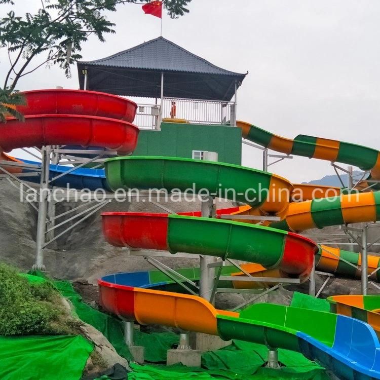 Commercial Fiberglass Tube Water Slide for Park