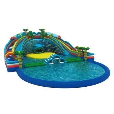 Land Water Parks Equipment Water Amusement Park Inflatable Water Park Games