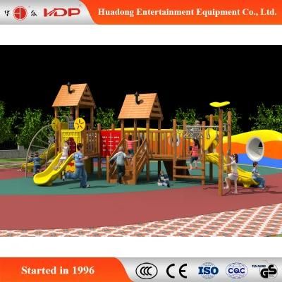 Popular Kid Slide Amusement Park Wooden Slide for Sale (HD-MZ040)