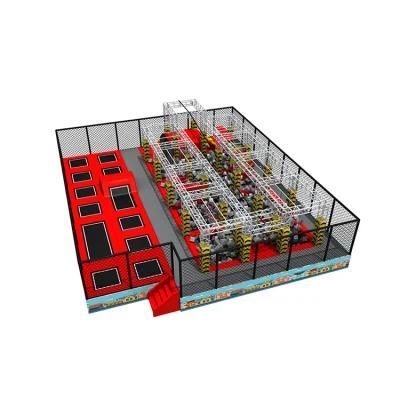American Warrior Course Obstacle Spring Free Skyzone Trampoline Center