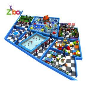 Supply High Quality Colorful Large Plastic Indoor Playground Equipment South Africa with Slides