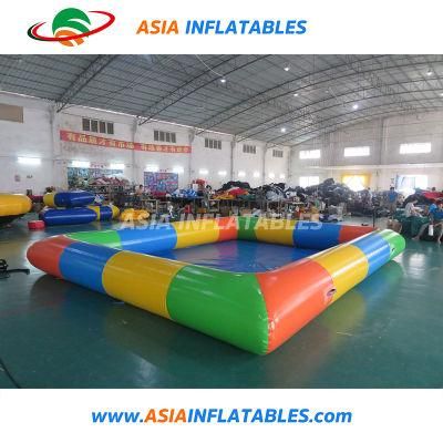 Portable Square Customized Rainbow Inflatable Swimming Pool