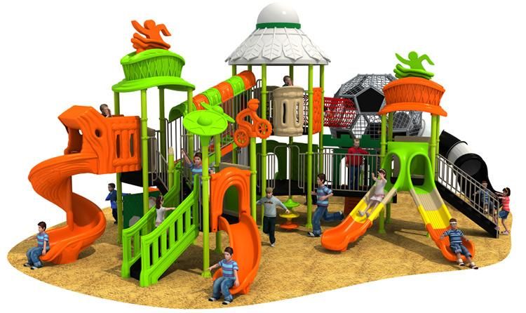 Cheap Price Commercial Theme Park Plastic Kids Outdoor Playground