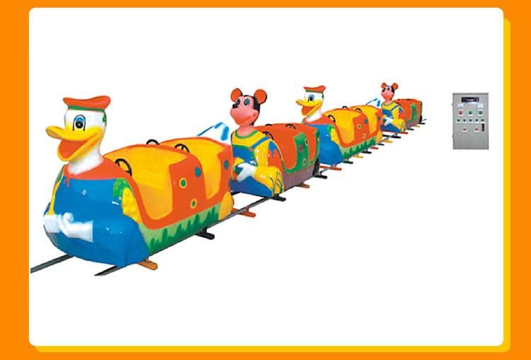 Antique Wood Popular Amusement Rides on Track Electric Car Shopping Mall Train (KL6017)
