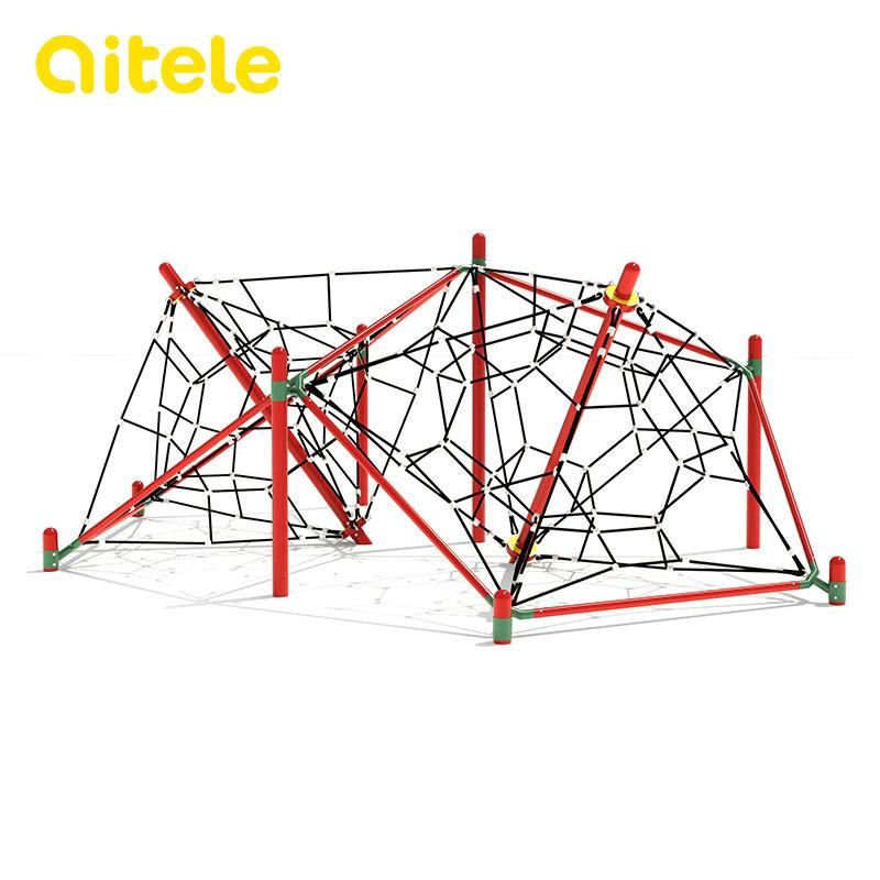 New Product Stable Net Climber From Qitele Outdoor Playground Equipment