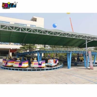 Theme Amusement Park Convoy Car Kiddie Kids Mini Roller Coaster Shuttle Rides Climbing Car