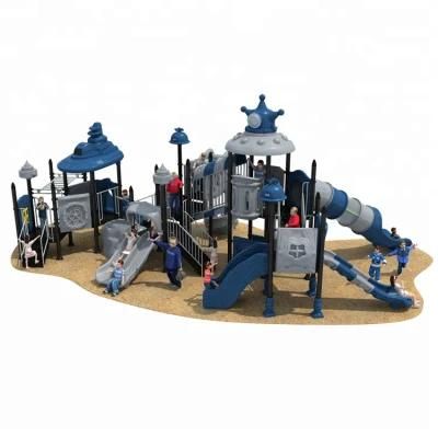 Outdoor Children Large Plastic Game Pipeline Slide Playground