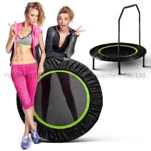 Outdoor Mini Foldable Trampoline with Handrail Bar 40in CE En171 Factory