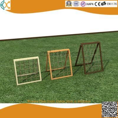 Outdoor Kids Wooden Climbing Outdoor Playground with Net