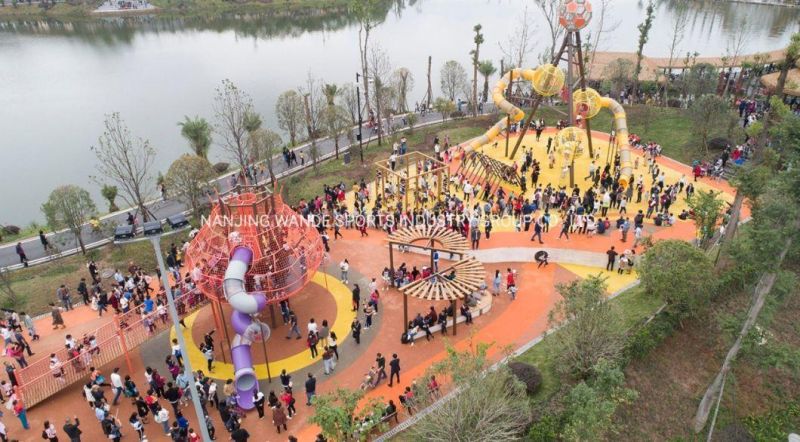 Wandeplay Amusement Park Nest Climbing Children Outdoor Playground Equipment with Wd-Nc107