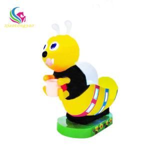Coin Operate Swing Car Kiddy Games Machine Happy Bee Amusement Kiddie Rides Sale