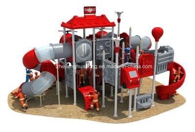 China Anti-Static Children Outdoor Playground Big Slides Equipment for Sale