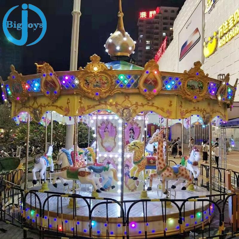 Amusement Kiddie Ride Luxury Carousel Ride for Sale