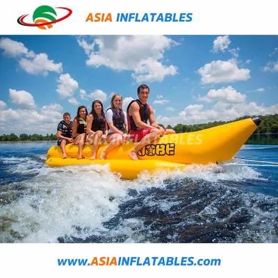 4-8 Person Inflatable Banana Boat for Water Exciting Games