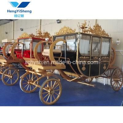 Exported Exquisite Royal Wedding Horse Carriage with Factory Price