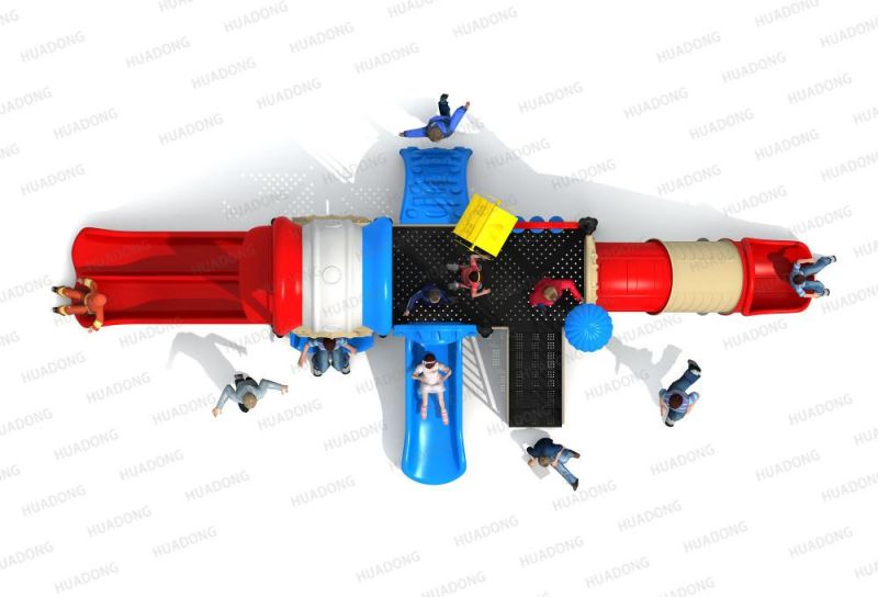 House Series Outdoor Playground Small Slide Amusement Equipment
