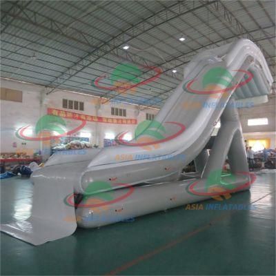 Floating Sea Inflatable Dock Slide/ Boat Use Inflatable Yacht Water Slide