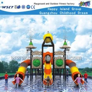 Amusement Park Three Slide Kids Outdoor Playground HD-Tsd004